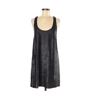 THEORY black Sequin racerback Dress
